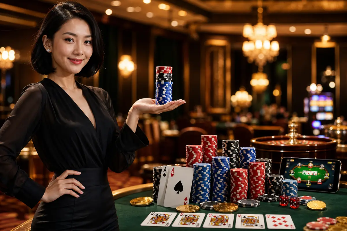 m777bet Casino meja permainan live dealer